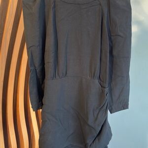 Ba&sh Black Long-Sleeve Dress
